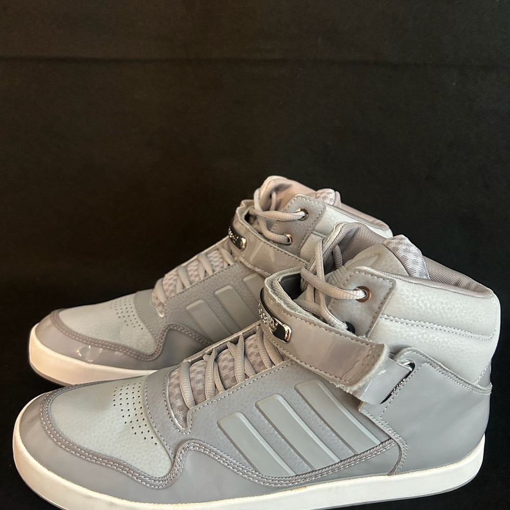 Adidas‎ AR 2.0 Gray Hi-Top Lace Up Athletic Shoes Sneakers - Mens Size 12 G22477